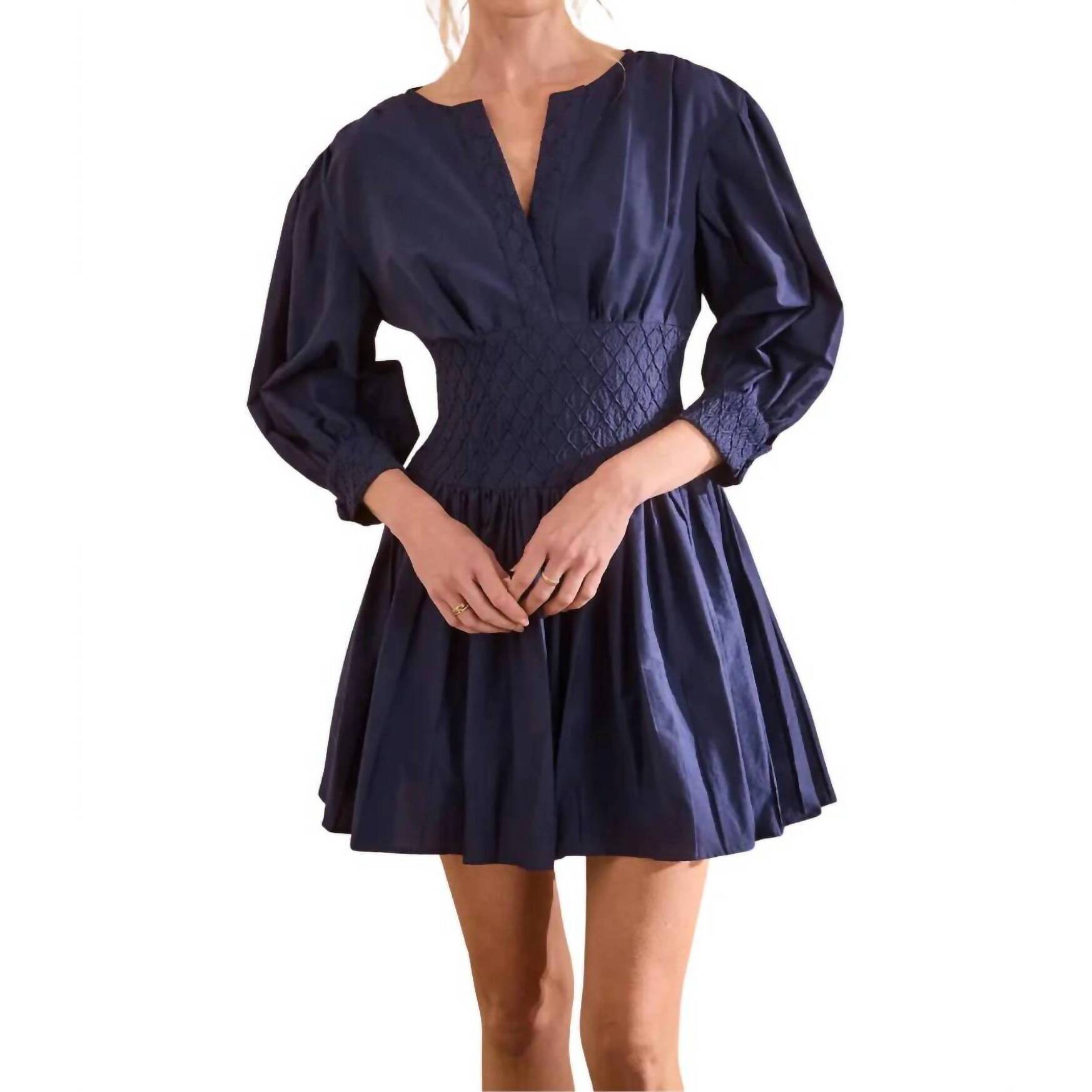 New Hunter Bell Siri Dress In Navy